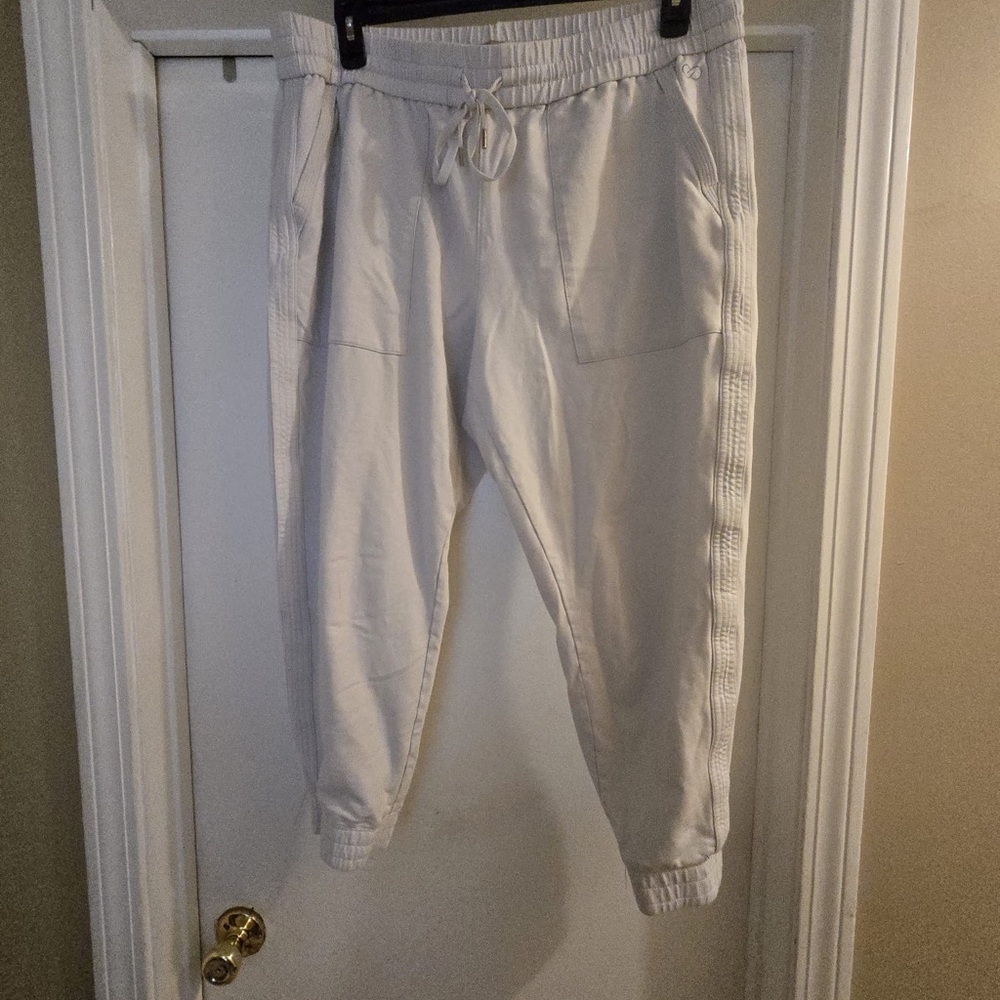 White Jogger Pants